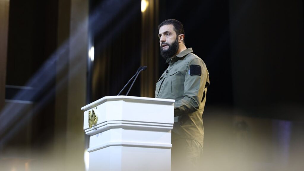 الرئيس السوري أحمد الشرع في كلمة بذكرى التحرير - 8 كانون الأول 2025 (رئاسة الجمهورية)