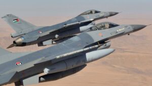 طيران حربي تابع لسلاح الجو الأردني - 24 كانون الأول(قناة المملكة الأردنية)