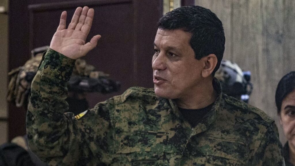 قائد قوات سوريا الديمقراطية مظلوم عبدي- 11 آذار 2025 (AFP)