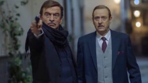 الفنانان سلوم حداد وبسام كوسا من مسلسل (سوق الحرير) - 12 أيار 2021 (MBC)
