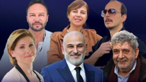 فنانون سوريون يعودون إلى الساحة الدرامية بعد غيابهم بسبب مواقفهم المعارضة للنظام السابق (تعديل عنب بلدي)
