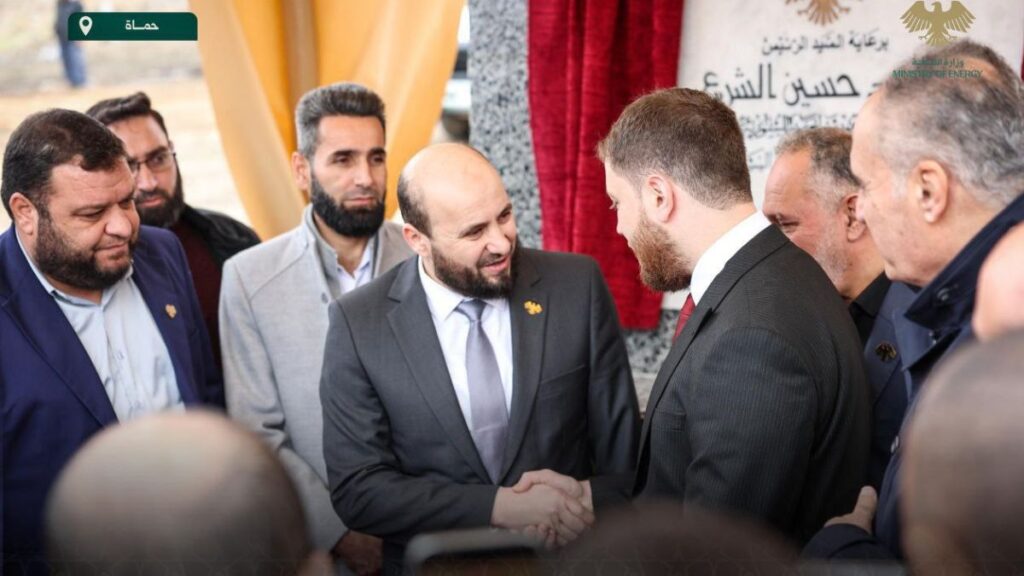 وزارة الطاقة تضع حجر الأساس لمحطة محردة الكهربائية - 21 كانون الأول 2025(وزارة الطاقة)