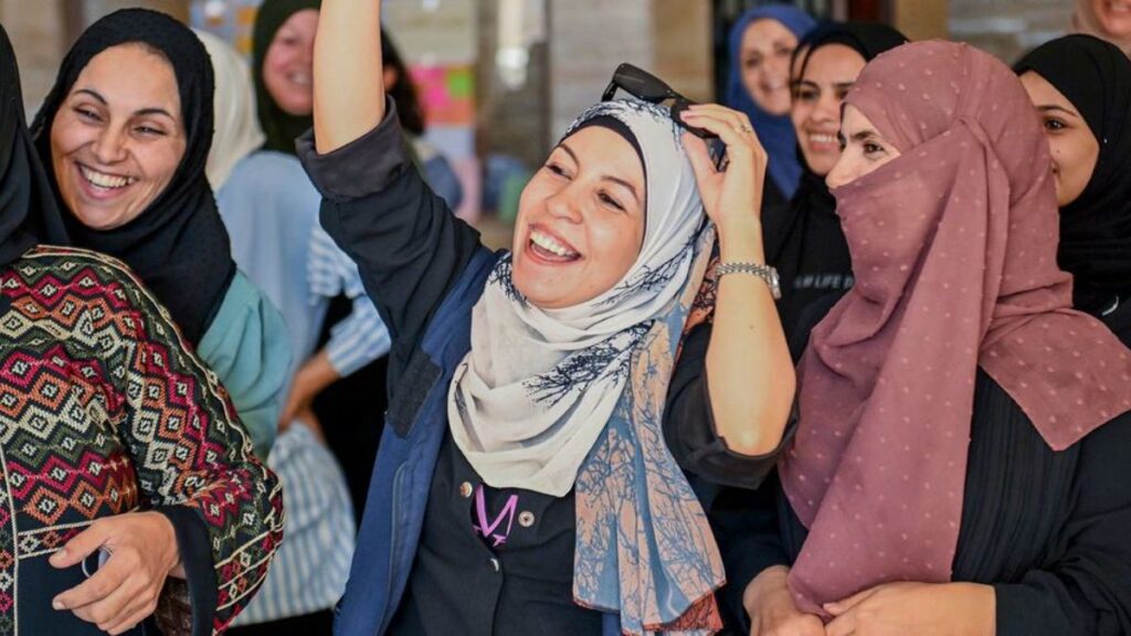 نساء سوريات يشاركن في جلسة تمكين مجتمعي في دمشق - 3 كانون الأول 2025(الأمم المتحدة)