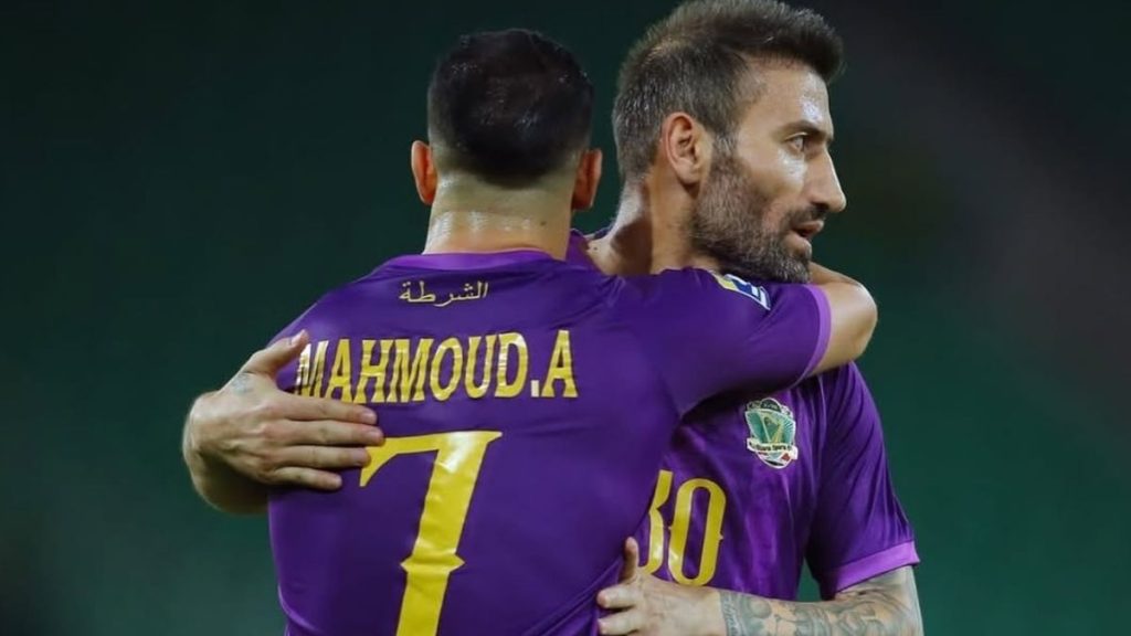 اللاعب السوري في نادي الشرطة العراقي محمود المواس - 6 كانون الثاني 2026 (محمود المواس/إنستجرام)