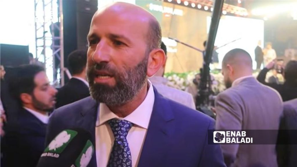عبد الرحمن سلامة يتحدث عن حملة حلب ست الكل - 18 كانون الأول 2025 (عنب بلدي/ لقطة شاشة)