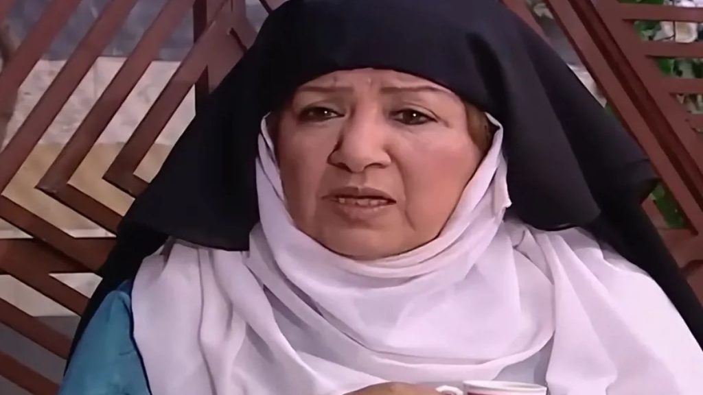 الفنانة هدى شعراوي بدور أم زكي في مسلسل باب الحارة - (هدى شعراوي/فيسبوك)