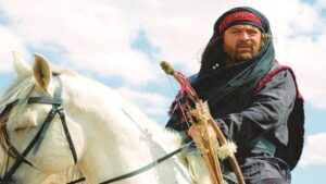 الفنان السوري سلوم حداد في مشهد من مسلسل  (الزير سالم) - 21 تشرين الأول 2024 (آرتس ميديا/ يوتيوب)
