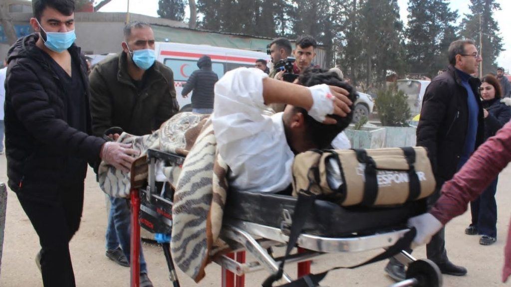 جرحى تابعين لـ "قسد" تم إجلاؤهم من حلب إلى الحسكة - 11 كانون الثاني 2026 (مجلس مدينة الحسكة)