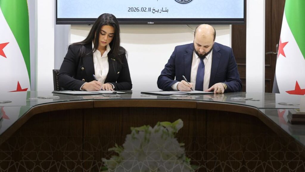 وزارة الطاقة السورية توقع اتفاقية لإنتاج 700 ميغا واط كهرباء من طاقة الرياح ـ 11 شباط 2026(وزارة الطاقة)