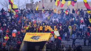 جمهور نادي تشرين خلال مباراة فريقه أمام الطليعة بملعب اللاذقية البلدي - 6 شباط 2026 (نادي تشرين الرياضي/فيسبوك)

