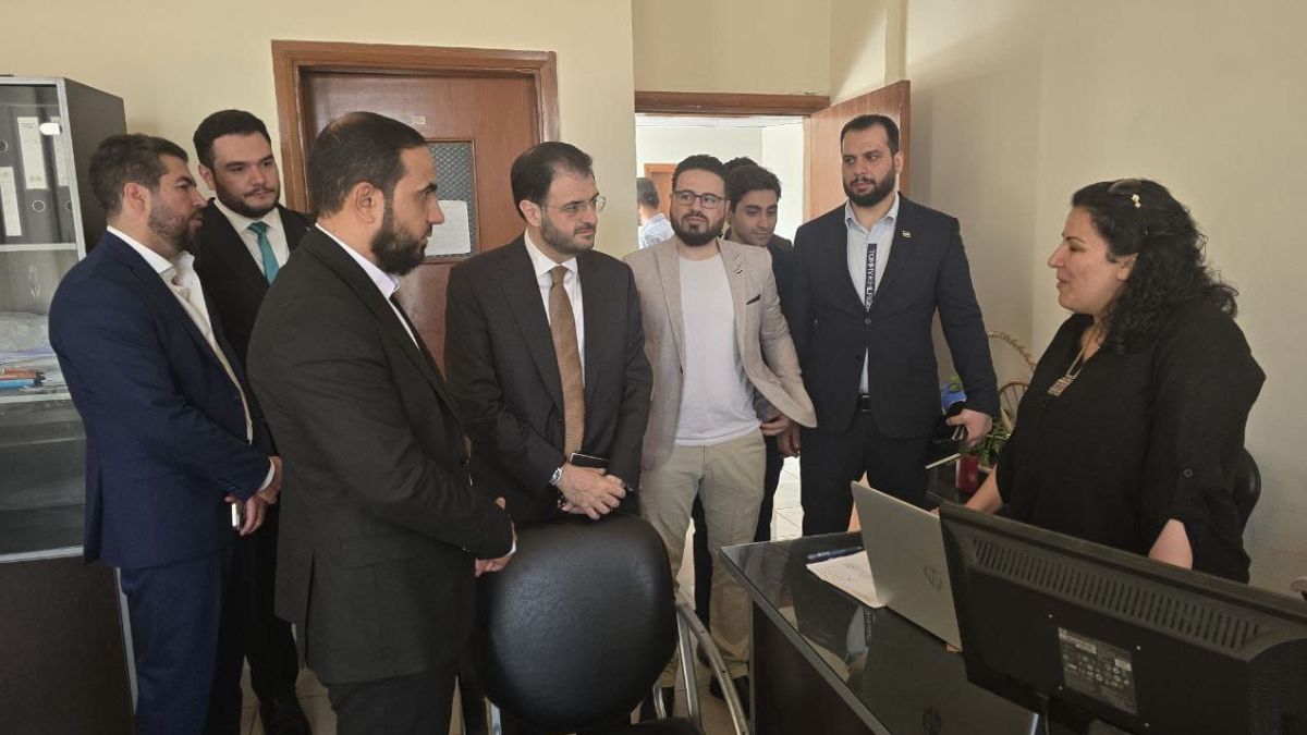 وزير الاتصالات عبد السلام هيكل يطلع على واقع عمل الهيئة الوطنية لتقانة المعلومات ـ 5 حزيران 2026(وزارة الاتصالات السورية)