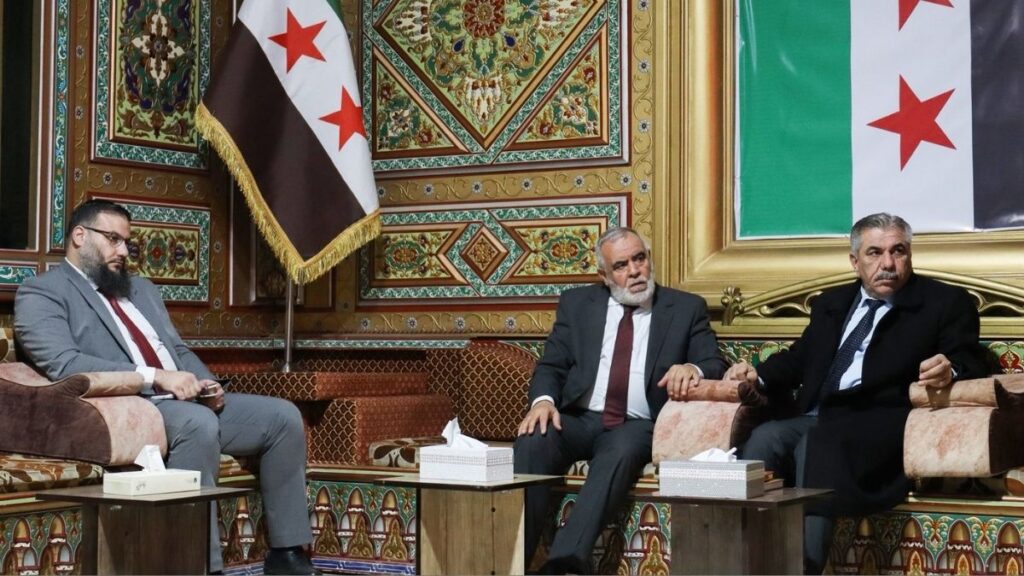 وفد من الداخلية السورية يلتقي محافظ الحسكة لمتابعة تنفيذ المرسوم 13 - 3 آذار 2026 (المكتب الصحفي في الحسكة)