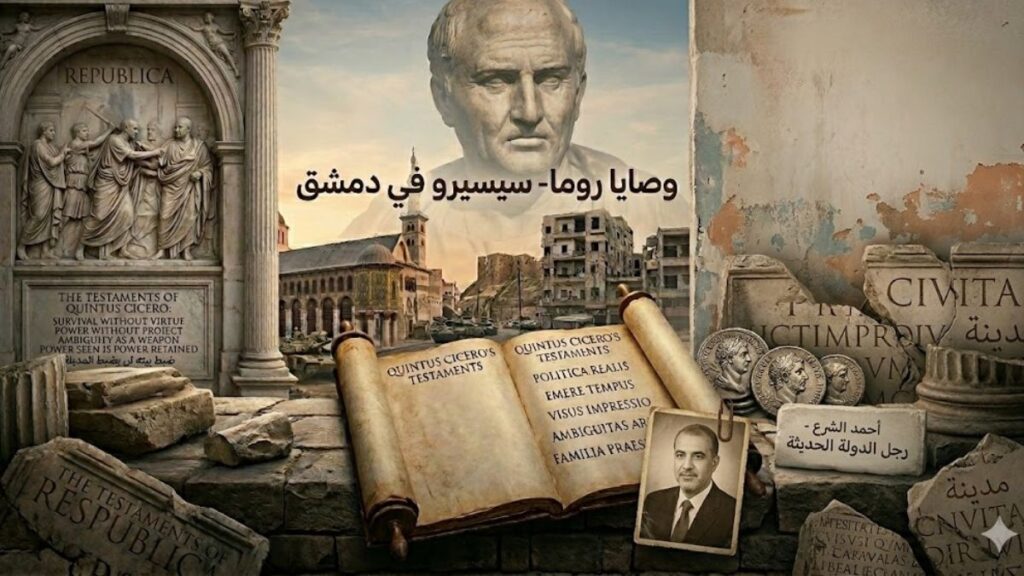 سيسيرو في دمشق.. هل تحكم "وصايا روما" مستقبل سوريا؟