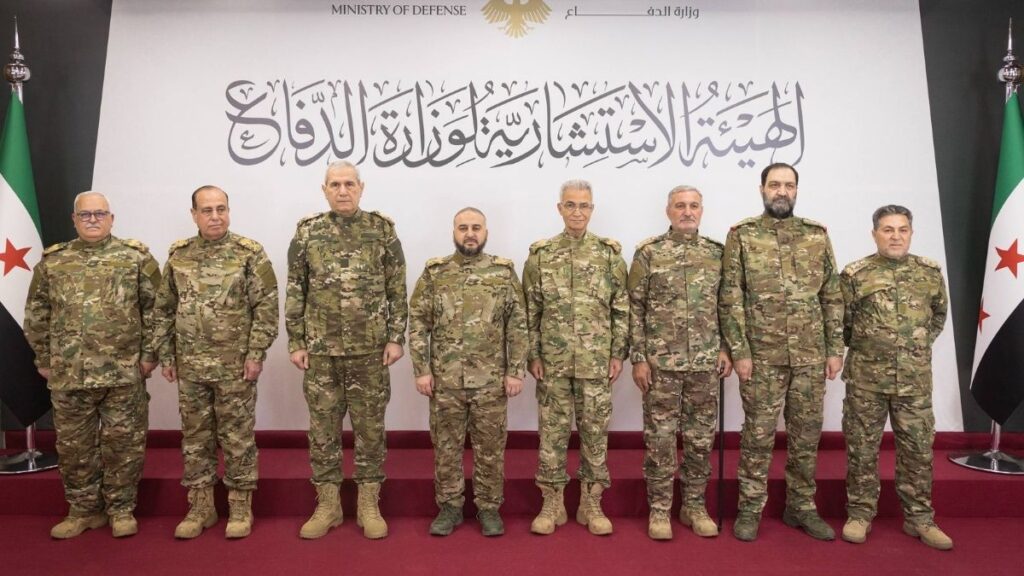 وزير الدفاع مرهف أبو قصرة يترأس الجلسة الأولى للهيئة الاستشارية لوزارة الدفاع ـ 29 آذار 2026 (وزارة الدفاع السورية)