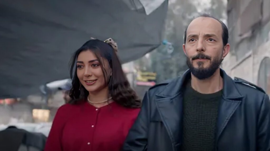 الفنانان محمد أوسو وريام كفارنة في مشهد من مسلسل "بنت النعمان" ـ 9 آذار 2026 (منصة العربي)