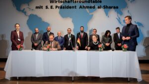 مراسم توقيع اتفاقية تعاون في مجال النقل الجوي بحضور الجانبين السوري والألماني - 30 آذار 2026 (الهيئة العامة للطيران)