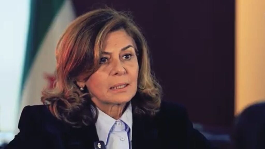 وزيرة الشؤون الاجتماعية والعمل في سوريا هند قبوات في تصريح مصور - 10 نيسان 2026 (وزارة الشؤون الاجتماعية والعمل)