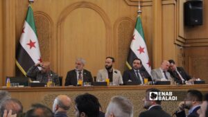 ندوة تعريفية بمشروع حلب الكبرى والإعلان عن الانتقال للمرحلة الثانية - 14 نيسان 2026 (عنب بلدي/موفق الخوجة)