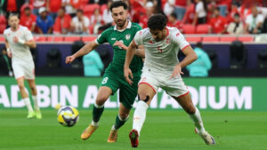 مباراة المنتخب السوري لكرة القدم ونظيره التونسي ضمن الجولة الأولى من دور المجموعات لبطولة كأس العرب - 1 كانون الأول 2025 (الاتحاد السوري لكرة القدم)