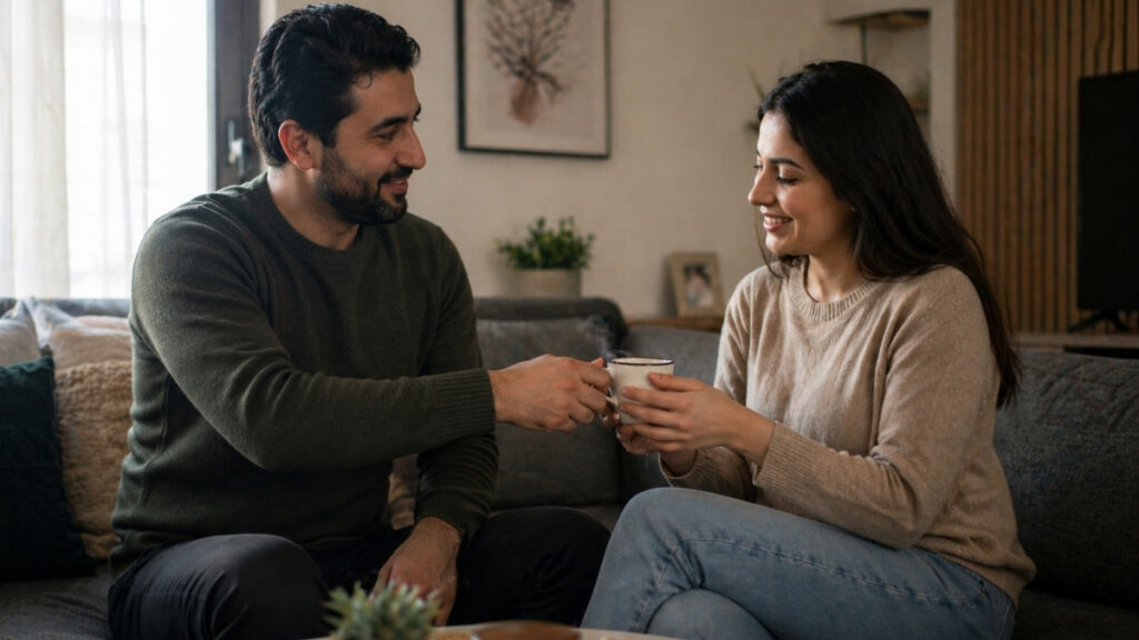 التقدير في العلاقة الزوجية ليس مجرد تعبير بل ممارسة يومية تعكس وعيًا ومسؤولية مشتركة (عنب بلدي/مولّدة بالذكاء الاصطناعي)