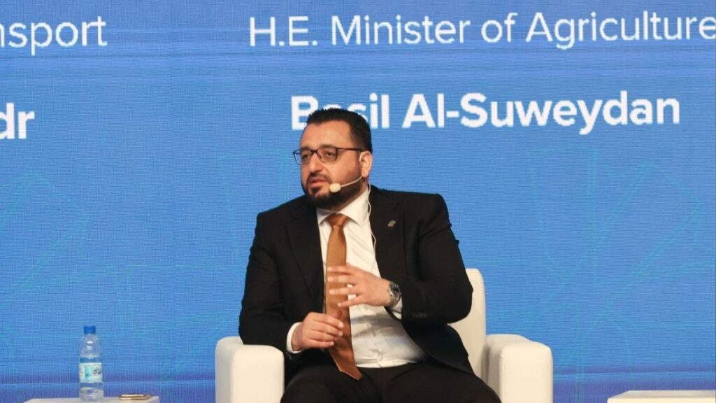 وزير الزراعة السوري باسل سويدان (مؤتمر القطاع الخاص في دمشق)