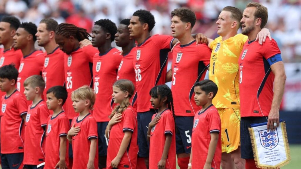 المباراة الودية التي جمعت المنتخب الإنكليزي والمنتخب النيوزيلندي استعدادًا لكأس العالم 2026- 6 حزيران 2025 (رويترز)