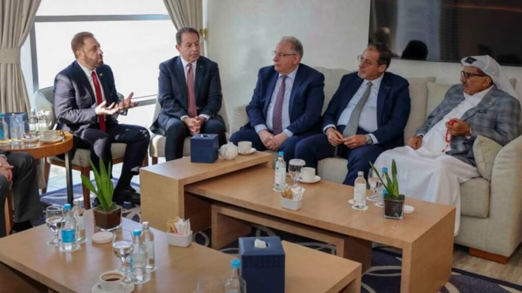 وفد حكومي سوري برئاسة وزير المالية محمد يسر برنية يبحث مع مجموعة الحبتور الإماراتية آفاق التعاون والاستثمار في سوريا - 5 شباط 2026 (سانا)