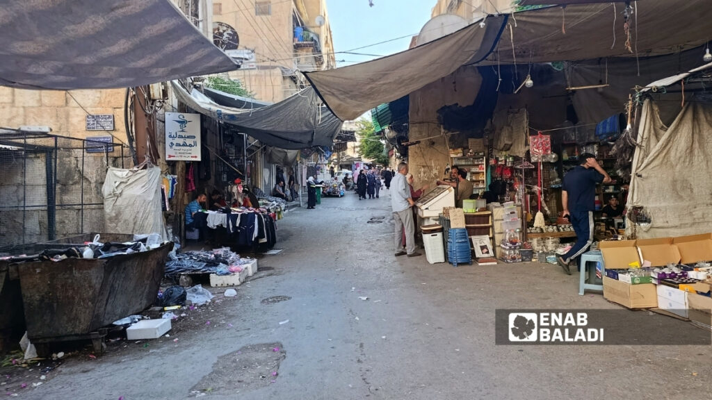 سوق الجمعة في حي الشيخ محيي الدين بدمشق- 22 حزيران 2026 (عنب بلدي/غنى جبر)