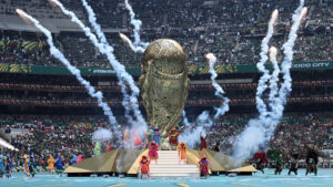 حفل افتتاح كأس العالم في ملعب أزتيكا بمدينة مكسيكو - 12 حزيران 2026 (FIFA)
