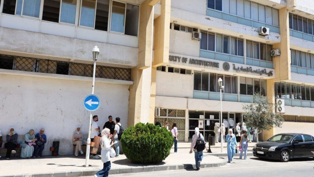 طلاب في كليات الهندسة بجامعة دمشق - 5 آب 2025 (جامعة دمشق)