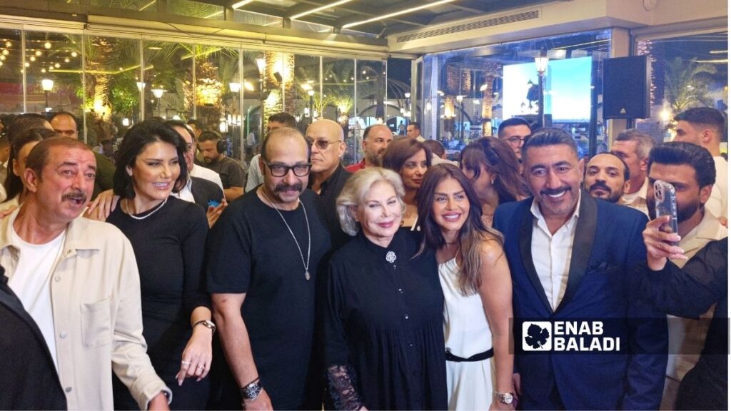 إطلاق مسلسل (عيلة تعمل عمايل) بحضور نجوم الفن السوري والمصري في دمشق ـ 27 حزيران 2026 (عنب بلدي/ أمير حقوق)