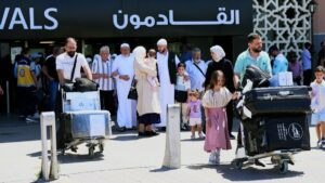 وصول أولى رحلات الحجاج السوريين إلى مطار دمشق الدولي- 1 حزيران 2026 (الهيئة العامة للطيران المدني السوري)
