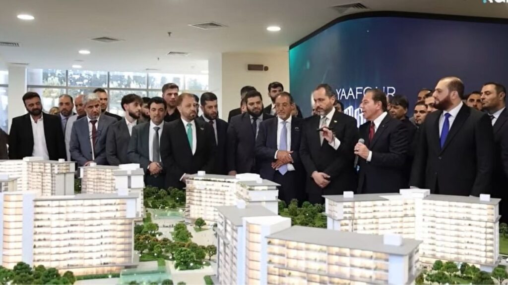 حفل إطلاق مشروع يعفور 963 بشقق تبدأ من 300 ألف دولار وذلك بحضور وزراء ومحافظين سوريين - 17 حزيران 2026 (سانا)