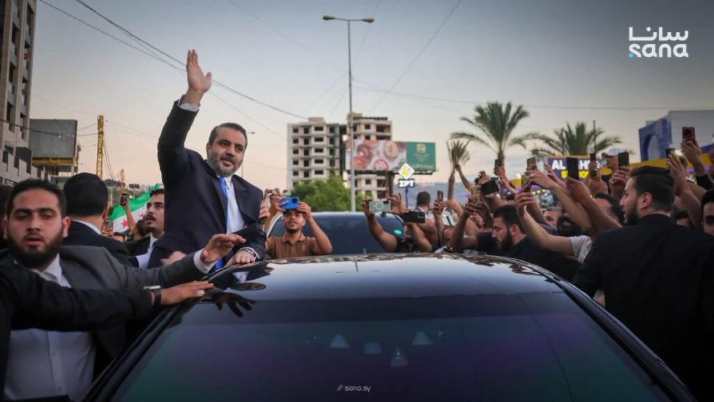 استقبال شعبي في طرابلس اللبنانية لوزير الخارجية السوري أسعد الشيباني- 2 تموز 2026 (سانا)
