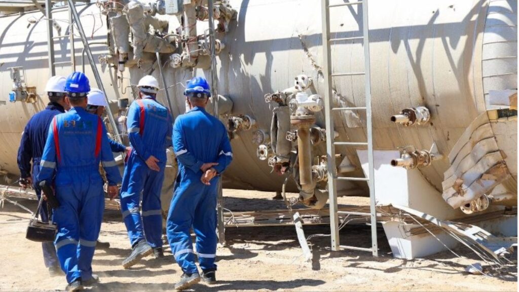 أعمال تأهيل الهيتر "A210" بعد نقله من حقل العمر الى حقل التيم- 14 حزيران 2026 (الشركة السورية للبترول)