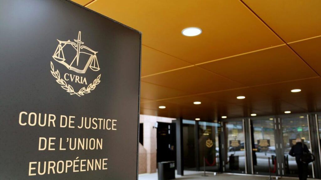 محكمة العدل الأوروبية في لوكسمبورج - 18 تموز 2021 (رويترز)