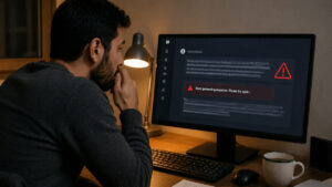 الذكاء الاصطناعي يخطئ بثقة والحقيقة تظل رهن يقظة الإنسان وقدرته على التشكيك (عنب بلدي/مولّدة بالذكاء الاصطناعي)

