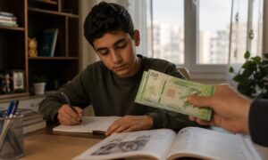 يفقد التحفيز المستمر معناه التربوي ليتحول إلى مساومة والمطلوب هو مكافأة رمزية تركز على الجهد المبذول ليشعر الطفل بالتقدير دون ربط قيمته بالنتيجة (عنب بلدي/مولّدة بالذكاء الاصطناعي)
