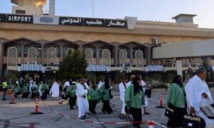 انطلاق أولى رحلات الحجاج السوريين من مطار حلب الدولي- 10 أيار 2026 (الهيئة العامة للطيران المدني)