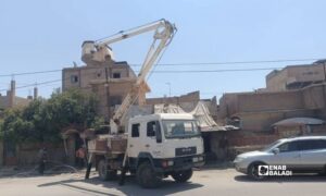 ورش شركة كهرباء الحسكة تتابع عمليات الإصلاح – 8 آب 2026 (عنب بلدي)