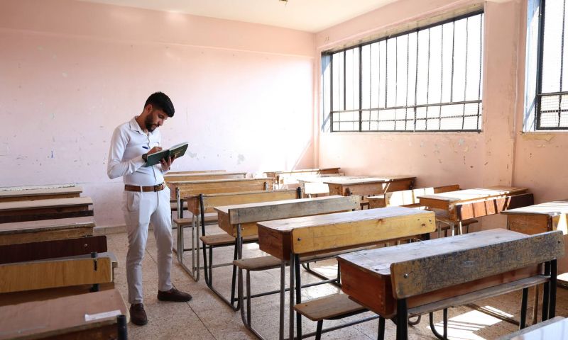 وزارة التربية السورية تجهز عدد من المراكز الامتحانية في ريف ريف السويداء الشمالي لتقديم امتحانات التعليم الأساسي والثانوية - 23 آب 2026 (وزارة التربية)