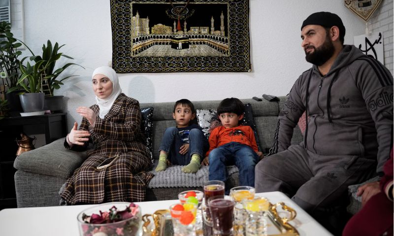عائلة سورية تعيش في ألمانيا- 17 أيلول 2026 (رويترز)