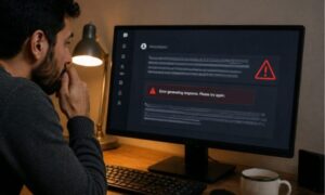 صورة تعبيرية تبين صعوبة فتح بعض التطبيقات _ 5 تموز 2026 (عنب بلدي)