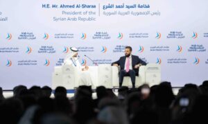 الرئيس السوري أحمد الشرع يشارك في قمة الإعلام العربي بدبي - 15 أيلول 2026 (المكتب الإعلامي لدبي)