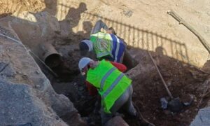الورش الفنية لشركة مياه الحسكة تعمل على إصلاح الأعطال في شبكة الضخ – 9 أيلول 2026 (الشركة العامة لمياه الشرب والصرف الصحي في الحسكة)