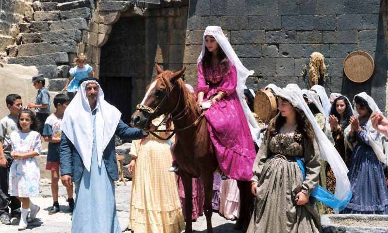 من طقوس الأعراس في مدينة السويداء - 25 كانون الثاني 2023 (سلمان البدعيش)