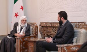 الرئيس السوري أحمد الشرع يلتقي الشيخ أسامة الرفاعي - 10 كانون الثاني 2025 (القيادة العامة/ رئاسة الجمهورية حاليًا)