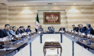 الأمين العام لرئاسة الجمهورية السورية عبد الرحمن الأعمى في اجتماع تنسيقي مع الوزراء بدمشق - 16 تموز 2026 (الأمانة العامة للرئاسة السورية/فيسبوك)
