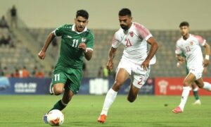 المنتخب السوري للرجال يتعادل مع نظيره الأردني بهدف لمثله خلال لقاء ودي - 27 أيلول 2026 (الاتحاد العربي السوري لكرة القدم)
