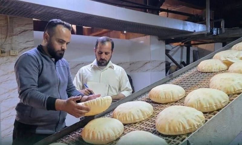 جولة رقابية نفذتها دائرة الجودة والمقاييس في المؤسسة السورية للمخابز للعديد من مخابز دمشق، 23 أيار 2026 (محافظة دمشق)